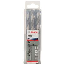 Broca Para Metal Bosch Aço Rápido Hss-G 11,8mm 5 Peças Broca Para Metal Bosch Aço Rápido Hss-G 11,8mm 5 Peças