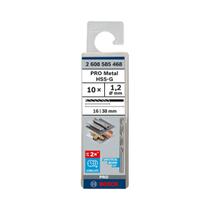 Broca Para Metal Bosch Pro Metal Hss-G 1,2mm 10Un Broca Para Metal Bosch Pro Metal Hss-G 1,2mm 10Un