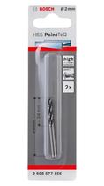 Broca para Metal PointTeQ 2,0mm 2UN BOSCH 2608577155