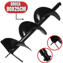 Broca para Perfurador de Solo 80x25cm Encaixe de 20mm Para Vulcan, Vonder, Tssaper, Lynus e Outros Broca para Perfurador de Solo 80x25cm Encaixe de 20mm Para Vulcan, Vonder, Tssaper, Lynus e Outros