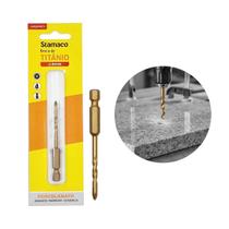 Broca Para Porcelanato Granito e Mármore Aço Ponta Titânio Stamaco