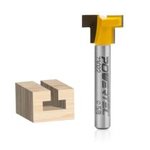 Broca para Router POWERTEC T de 5/8" con Punta de Carburo y Vástago de 1/4" Broca para Router POWERTEC T de 5/8" con Punta de Carburo y Vástago de 1/4"