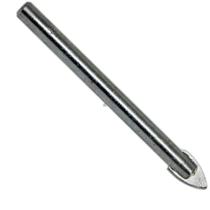 Broca para Vidro 8mm com Ponta Triângulo - Cortag 60130 559423 Broca para Vidro 8mm com Ponta Triângulo - Cortag 60130 559423