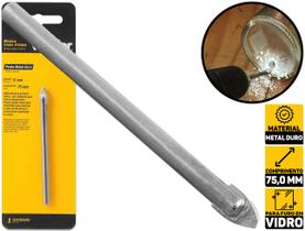 Broca Para Vidro Porcelanato Cerâmica 6mm X 75mm Vonder 5320006075