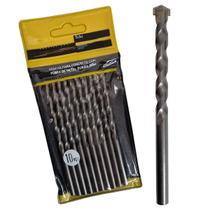 Broca Parede Eda Profissional 6mm Vídea Metal Duro - 10uds