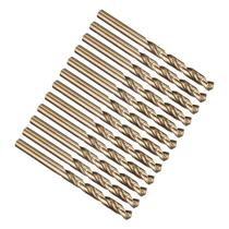 Broca PATIKIL M35 Cobalto 5% de aço de alta velocidade, pacote de 7 mm x 12