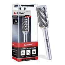 Broca rotativa de metal duro EZARC SA-5 com haste de 1/4" de corte duplo Broca rotativa de metal duro EZARC SA-5 com haste de 1/4" de corte duplo