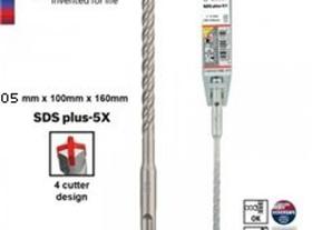 Broca SDS PLUS-5X 05X100X160 - BOSCH 2608833772000