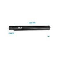 Broca Serra Copo Coroa Diamantada 56mm X 450mm Rosca 1.1/4