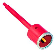 Broca Serra Copo Diamantada 30mm Pino Guia e Haste