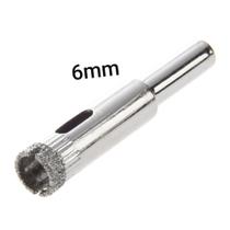 Broca serra copo diamantada 6mm furar azulejo porcelanato vidro