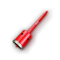 Broca Serra Copo Diamantada Cortag C/Haste e Pino Guia Para Piso Parede Alvenaria Profissional Broca Serra Copo Diamantada Cortag C/Haste e Pino Guia Para Piso Parede Alvenaria Profissional