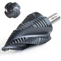 Broca Step Drill Matework M35 com haste 3/8 revestida de cobalto e TiAlN Broca Step Drill Matework M35 com haste 3/8 revestida de cobalto e TiAlN