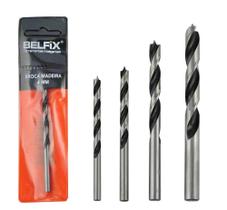 Broca três pontas para madeira 5mm aço especial - Belfix Broca três pontas para madeira 5mm aço especial - Belfix