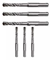 Broca Videa 6mm X 110mm Encaixe Sds Plus (6 Peças)