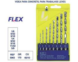 Broca videa para concreto jogo c/8 3 - 10 mm lotus ref.:5963 Broca videa para concreto jogo c/8 3 - 10 mm lotus ref.:5963