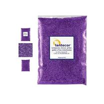 Brocal Metalizado Brilho Roxo Artesanato Parede Lantecor 500g Brocal Metalizado Brilho Roxo Artesanato Parede Lantecor 500g