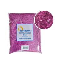 Brocal Metalizado Pink Artesanato Brilho Parede Lantecor 500g Brocal Metalizado Pink Artesanato Brilho Parede Lantecor 500g