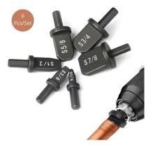 Brocas Alargador Expansor Cano Tubo De Cobre Alumínio 6 Pcs Brocas Alargador Expansor Cano Tubo De Cobre Alumínio 6 Pcs