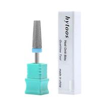 Brocas De Carboneto Cônico De Topo Plano 16mm 5 Em 1 Para Remoção De Gel, Acessórios De Manicure