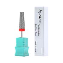 Brocas De Carboneto Cônico De Topo Plano 16mm 5 Em 1 Para Remoção De Gel, Acessórios De Manicure