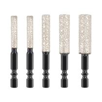 Brocas De Diamante De Dupla Função 6-12mm Com Haste Hexagonal Para Cerâmica, Mármore, Granito,