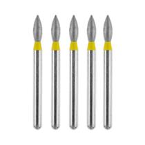 Brocas De Diamante Dentais De Alta Velocidade, 5 Peças Fg Diâmetro 1.6mm Para Peça De Mão, Brocas