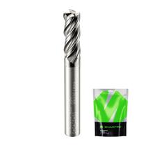 Brocas de fresa de topo SHARPRO, haste de 6 mm, diâmetro de corte, 4 canais