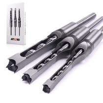 Brocas de furo quadrado ATOPLEE Woodworking HSS 8 mm 9,5 mm 12,7 mm Brocas de furo quadrado ATOPLEE Woodworking HSS 8 mm 9,5 mm 12,7 mm