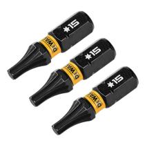 Brocas de Impacto DEWALT FlextorQ Torx T25 - Pacote com 30 Unidades