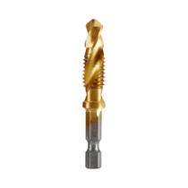 Brocas De Rosca Métrica HSS Com Revestimento De Titânio E Haste Hexagonal M3 M4 M5 M6 M8 M10