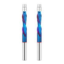 Brocas de roteador Flush Trim Jiiolioa Down Cut Carbide 1/4", 2 unidades