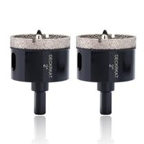 Brocas de serra de diamante DECKRKAT 2" 50 mm, 2 peças com piloto