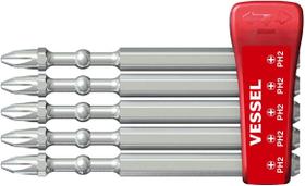 Brocas de torção de esfera de impacto VESSEL IBMG90PH2K5 PH2X90 5PC