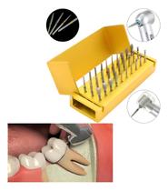 Brocas Dental Material Odontológico 30 Unidades Alta Rotação Amarelo - Kit Academico Kavo ,Kit Academico Gnatus ,Alt