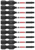 Brocas elétricas para aparafusar BOSCH ITSQ12B, pacote com 10 unidades, Square 1