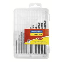 Brocas HSS Tramontina MASTER DIN 338 13 Peças 1.5-6.5mm