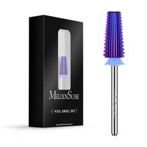 Brocas para unhas MelodySusie 5 em 1 carboneto de tungstênio roxo