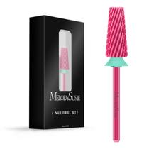 Brocas para unhas MelodySusie Professional 5 em 1 flor rosa