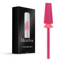 Brocas para unhas MelodySusie Professional 5 em 1 flor rosa