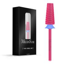 Brocas para unhas MelodySusie Professional 5 em 1 flor rosa