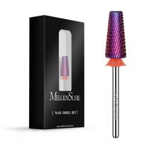 Brocas para unhas MelodySusie Professional 5 em 1 roxas