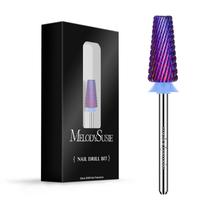 Brocas para unhas MelodySusie Professional 5 em 1 roxas