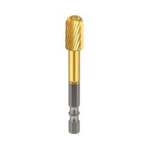 Brocas Rotativas De Aço Carbídico Revestidas De Titânio Com Haste Hexagonal Para Fresagem CNC