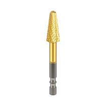 Brocas Rotativas De Aço Carbídico Revestidas De Titânio Com Haste Hexagonal Para Fresagem CNC