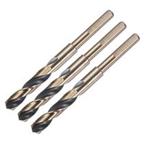 Brocas Twist Uxcell 3 peças HSS 4341 de 13 mm para metal com haste de 10 mm