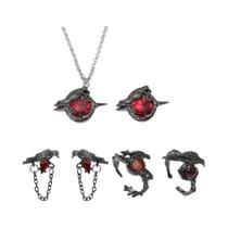 Broche Black Crow Love Deepspace Sylus, Pingente De Colar De Rubi Para Cosplay, Alfinete De Corsage, Broche Black Crow Love Deepspace Sylus, Pingente De Colar De Rubi Para Cosplay, Alfinete De Corsage,
