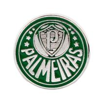 Broche Boton Metal Escudo Time 2.2x2.2cm Palmeiras
