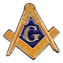 Broche Bóton P Maçons C Esquadro E Compasso Folheado Ouro Ordem secreta maçonaria templarios