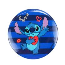 Broche Botton Redondo Stitch 4x4cm - Disney